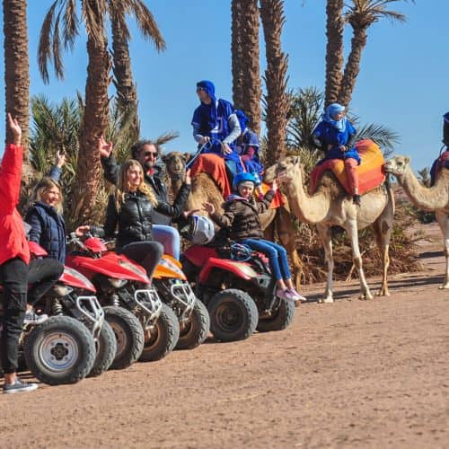 Quad Bike Tour & Camel Ride through the Palm Grove of Marrakech